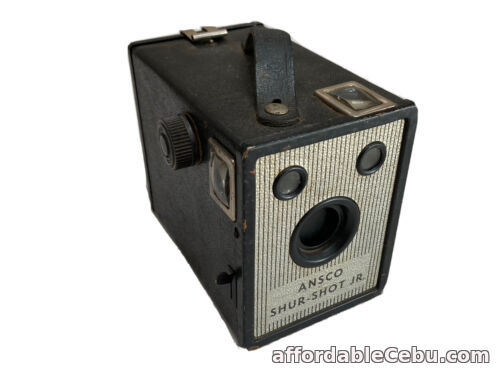 1st picture of Vintage 1940s Original Ansco Shur-Shot Jr camera film box For Sale in Cebu, Philippines