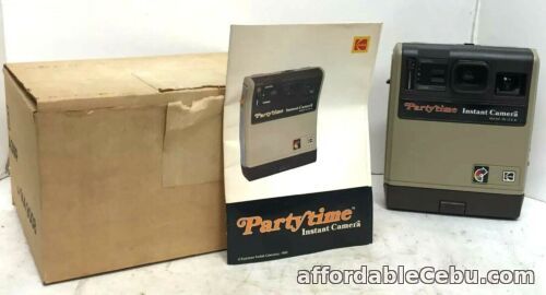 1st picture of KODAK PARTYTIME INSTANT CAMERA With Original Box & Manual - Vintage Film Camera For Sale in Cebu, Philippines