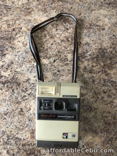 1st picture of Vintage Kodak Party Flash Instant Camera & Original Strap Made in USA For Sale in Cebu, Philippines