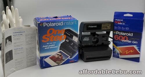1st picture of Polaroid 600 One Step Instant Camera & 600 Film For Sale in Cebu, Philippines