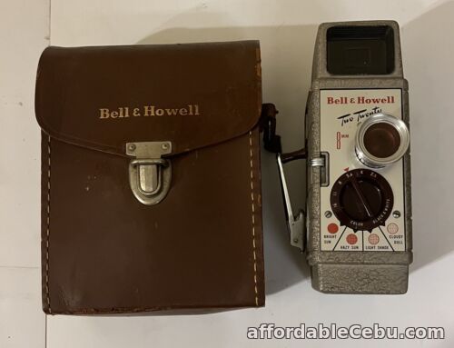 1st picture of Vintage Bell & Howell Two Twenty 8mm movie camera With Case For Sale in Cebu, Philippines