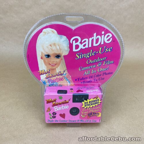 1st picture of Barbie Single Use 35mm Film Camera Hot Skatin’ Barbie W/ Original Packaging For Sale in Cebu, Philippines