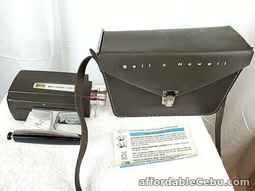 1st picture of Vintage Bell & Howell Super Eight MM Optronic Eye Camera with leather Case For Sale in Cebu, Philippines