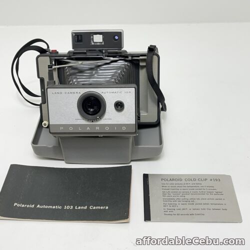 1st picture of Polaroid Automatic Instant Film Land Camera 103 Cold Clip 193 Manual Vintage For Sale in Cebu, Philippines