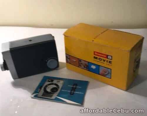 1st picture of Vintage 1960 Kodak Brownie 8 8mm Movie Camera F 2.7 Wind Up Handle For Sale in Cebu, Philippines