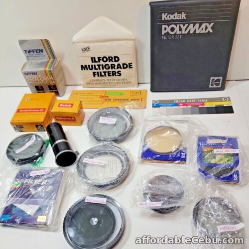 1st picture of Vintage Camera Photography Lot- 72 mm Hoya Lenses, Kodak Film, Filters, & More! For Sale in Cebu, Philippines