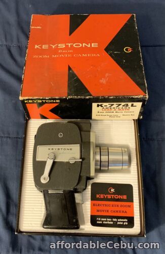 1st picture of Keystone 8mm Zoom K-774L Load-A-Matic Vintage Movie Camera - Untested For Sale in Cebu, Philippines