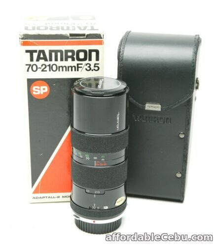 1st picture of Tamron-F 4,5/85-210mm Zoom Lens For Olympus OM 35mm Film Camera System. Ex. Case For Sale in Cebu, Philippines
