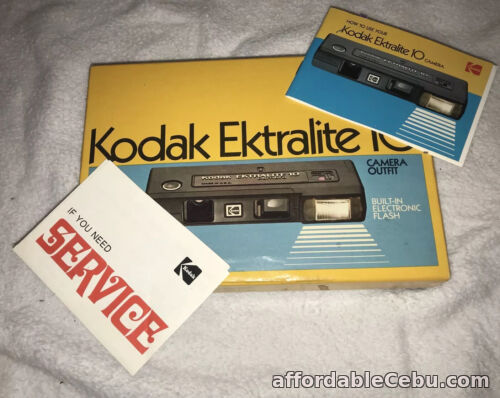 1st picture of Vintage Kodak Ektralite 10 - 110 Film Camera in Original Box & Instructions For Sale in Cebu, Philippines