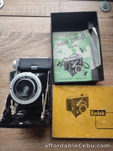 1st picture of Vintage Kodak Tourist Kodet Camera (Untested) w/ box + Manual For Sale in Cebu, Philippines