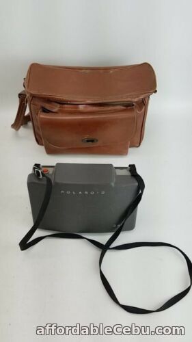 1st picture of Vintage Polaroid 340 Automatic Land Camera with NICE BROWN LEATHER CASE For Sale in Cebu, Philippines