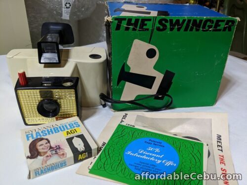 1st picture of Vintage Polaroid "The Swinger" Camera With Flash Never Used With Box For Sale in Cebu, Philippines