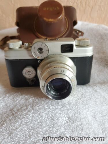 1st picture of Vintage Argus C-Four 35mm Rangefinder Film Camera w/ Cintar 50mm F2.8 Lens For Sale in Cebu, Philippines