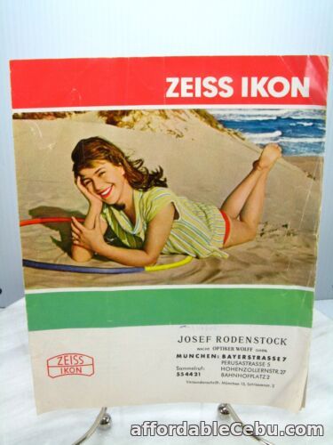 1st picture of Vintage ZEISS IKON CAMERA Dealer SALES BROCHURE - Ephemera Catalog - GERMAN For Sale in Cebu, Philippines