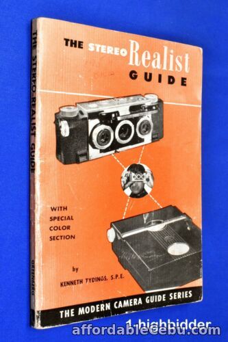 1st picture of Vintage 1951 Stereo Made Easy Realist Guide 3D Photography Manual Camera Tydings For Sale in Cebu, Philippines