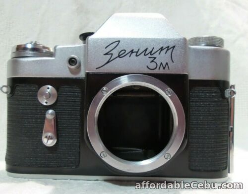 1st picture of ZENIT 3M (3 M) vintage SLR Russian camera BODY only 0950 For Sale in Cebu, Philippines