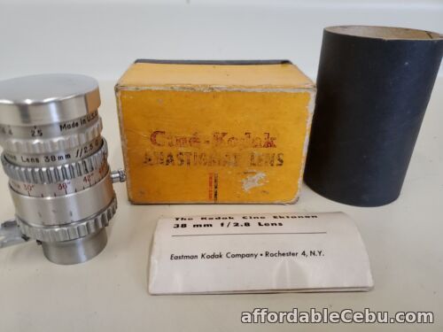 1st picture of Vintage Kodak Anastigmat 38mm F/2.8 Lens. Original box and Manual. GD4 For Sale in Cebu, Philippines