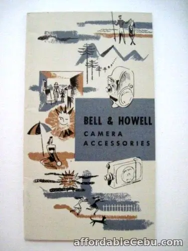 1st picture of Nice Vintage Booklet "Bell & Howell" Movie Camera Accessories w/ Great Pictures* For Sale in Cebu, Philippines