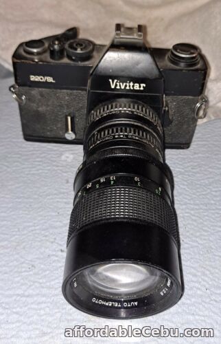 1st picture of Used Vivitar 220/SL  35mm SLR Camera auto telephoto 55 mm f 2.8 For Sale in Cebu, Philippines