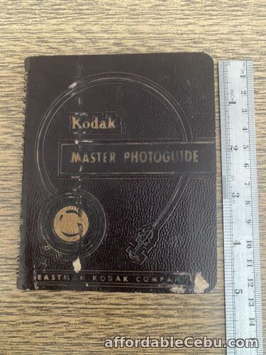 1st picture of Vintage  Eastman Kodak Master Photoguide 1957 Pocket Book Film Photography Rare For Sale in Cebu, Philippines