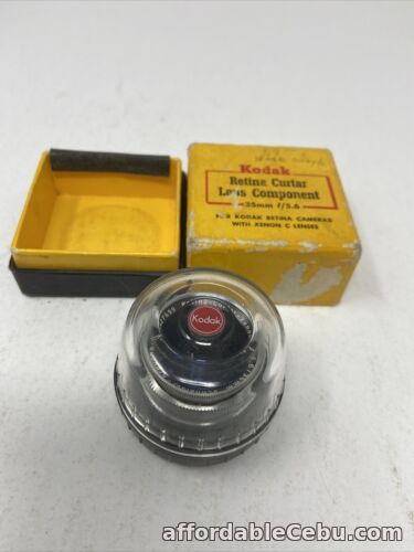 1st picture of Kodak Retina Curtar Lens Component 35mm f/5.6 Lens Hood Box Stuttgart-Wangen Vtg For Sale in Cebu, Philippines