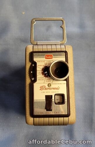 1st picture of Vintage Kodak Brownie 8mm Movie Camera II  With Box And Instruction Booklet For Sale in Cebu, Philippines
