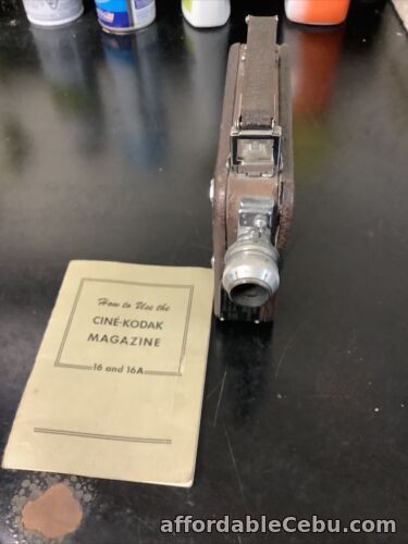 1st picture of Vintage Cine Kodak Eight Model 60 movie camera with original leather case For Sale in Cebu, Philippines