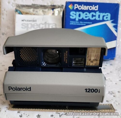 1st picture of Polaroid Spectra System Camera 1200i, Used, with Film and Paper Manual For Sale in Cebu, Philippines