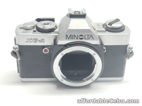 1st picture of Minolta XG-A Silver 35mm SLR Film Camera Body Untested For Parts For Sale in Cebu, Philippines
