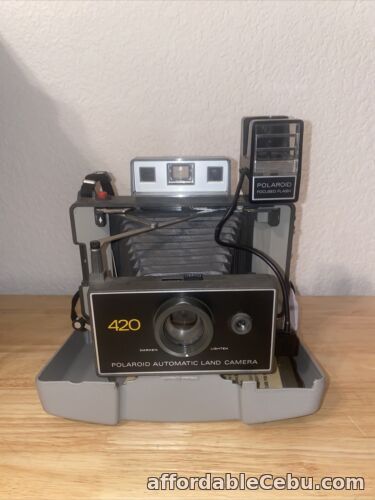 1st picture of Vintage Polaroid 420 Land Camera Instant Camera 1970s For Sale in Cebu, Philippines