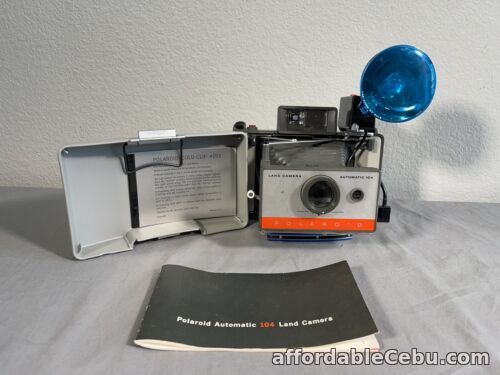 1st picture of Vintage Polaroid Automatic 104 Instant Film Land Camera W/ Manual No Film For Sale in Cebu, Philippines