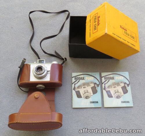 1st picture of Vintage Kodak Pony 828 Camera Excellent Condition Complete w Case, Manuals For Sale in Cebu, Philippines