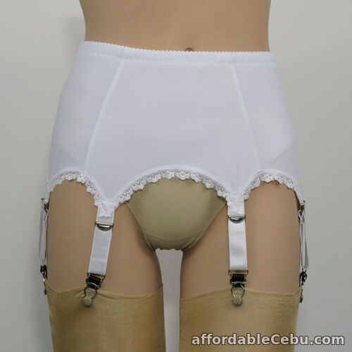 1st picture of Allacki Lace Trim 6 Straps Suspender Belt with Metal Claws Garter(5 Colors) For Sale in Cebu, Philippines