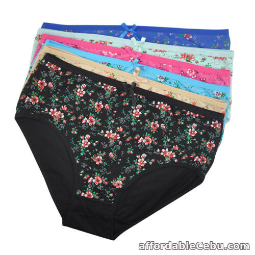1st picture of Womens Underwear Ladies Knickers PLUS SIZE Cotton Sexy Floral Panties 6/12 Pack For Sale in Cebu, Philippines