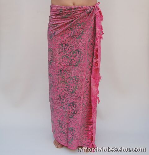 1st picture of NEW EXTRA LARGE LONG PREMIUM QUALITY GECKO PINK SWIMWEAR SARONG WRAP / saL505P For Sale in Cebu, Philippines