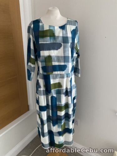 1st picture of seasalt laurel Tree brushed marks chalk dress size uk 12 rrp £79.95 bnwt For Sale in Cebu, Philippines