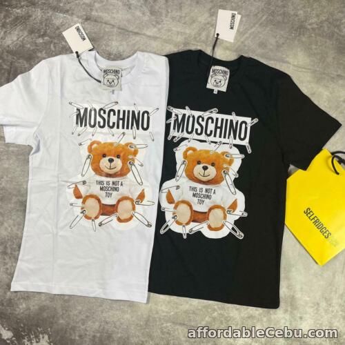1st picture of New Fashion Moschino Bear Men Women T-shirt Slim Short Sleeve Tee Top For Sale in Cebu, Philippines
