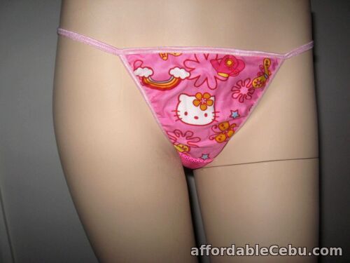 1st picture of Hello Kitty G string Panties sparkly pink purple knickers feminine Lingerie Gift For Sale in Cebu, Philippines
