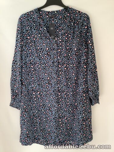 1st picture of Marks & Spencers animal print A line tinic dress ladies size 22 regular BNWT For Sale in Cebu, Philippines