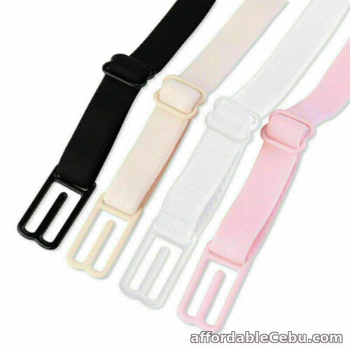 1st picture of 4 Pcs Holder Strap Back Clip Women Nonslip Elastic Adjustable Band Bra Strap For Sale in Cebu, Philippines