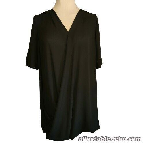 1st picture of Papaya Women's Ladies Tunic Top Dress BNWT Black Size UK 14 Shift Short Sleeve For Sale in Cebu, Philippines