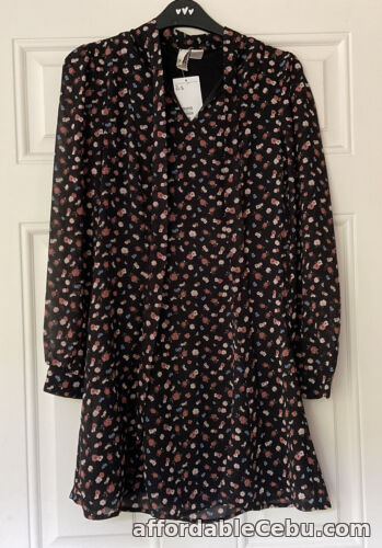 1st picture of H&M Shirt Dress Size 8 Black Long sleeves lined BNWT Never worn For Sale in Cebu, Philippines