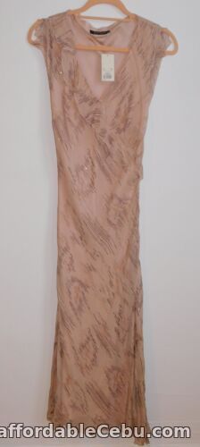 1st picture of Women Size 10 Long Silk Dress Pink New For Sale in Cebu, Philippines