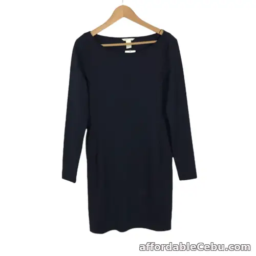 1st picture of H&M Women's Dress Blue Size Medium Long Sleeve Boat Neck Casual Bodycon New For Sale in Cebu, Philippines