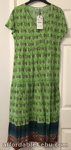 1st picture of ZARA PANELLED PRINTED MIDI DRESS ~ Size M ~ MULTICOLOURED | 7484/153 For Sale in Cebu, Philippines