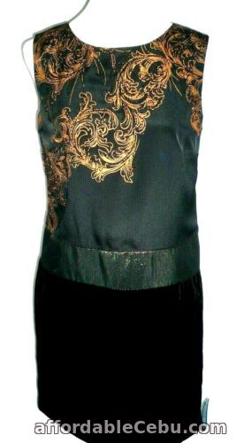 1st picture of M&S PER UNA SPEZIALE Black Sleeveles shift evening Party dress UK 12 Tag £79. For Sale in Cebu, Philippines