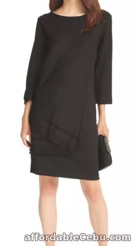 1st picture of BNWT Phase eight /8 Black Liza Laser Cut Tunic dress Size 10 For Sale in Cebu, Philippines