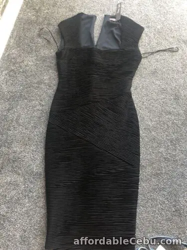 1st picture of phase eight dress Size 10 Dido Pleated Dress Black For Sale in Cebu, Philippines