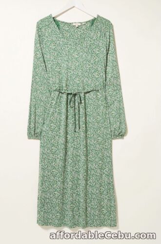 1st picture of Fat Face Womens Green Dress Size 10 For Sale in Cebu, Philippines