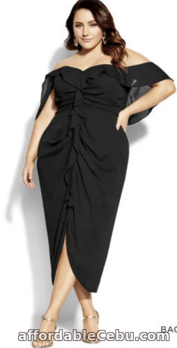 1st picture of EVANS Black VA VA VOOM Dress BNWT Plus Size 24 RRP £80 Cruise Gala Cocktail For Sale in Cebu, Philippines